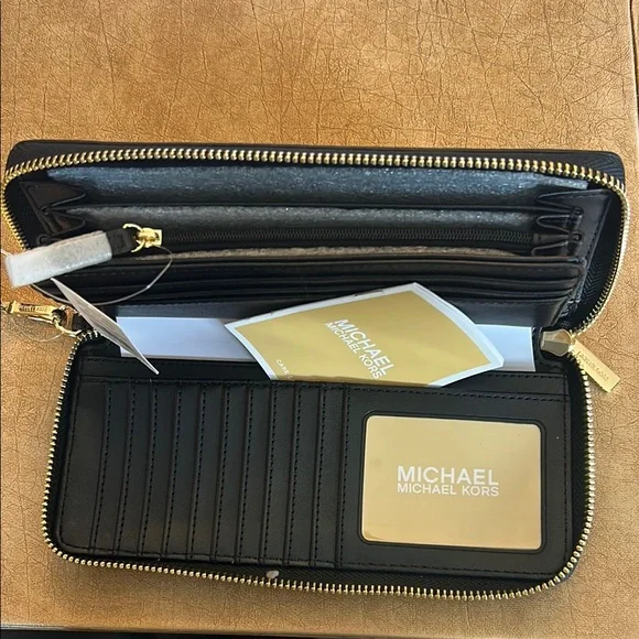 Michael Kors Black Wristlet Wallet - Picture 5 of 5